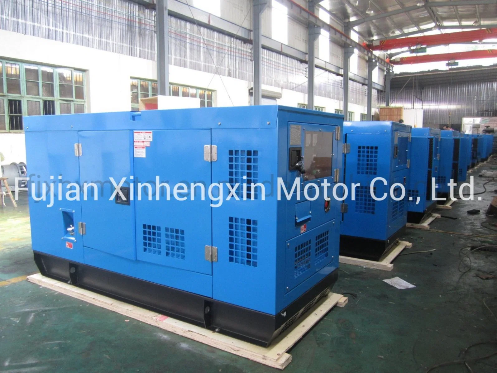 20kw 50kw Silent Electric Diesel Soundproof Generator Power with Cummins Engine