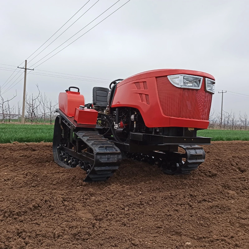 120HP Crawler Tractor Trecher Dicther Fertilizer Sowing Bulldozer Excavator Agriculture Machine Paddy Land Mountain Climbing Tractor