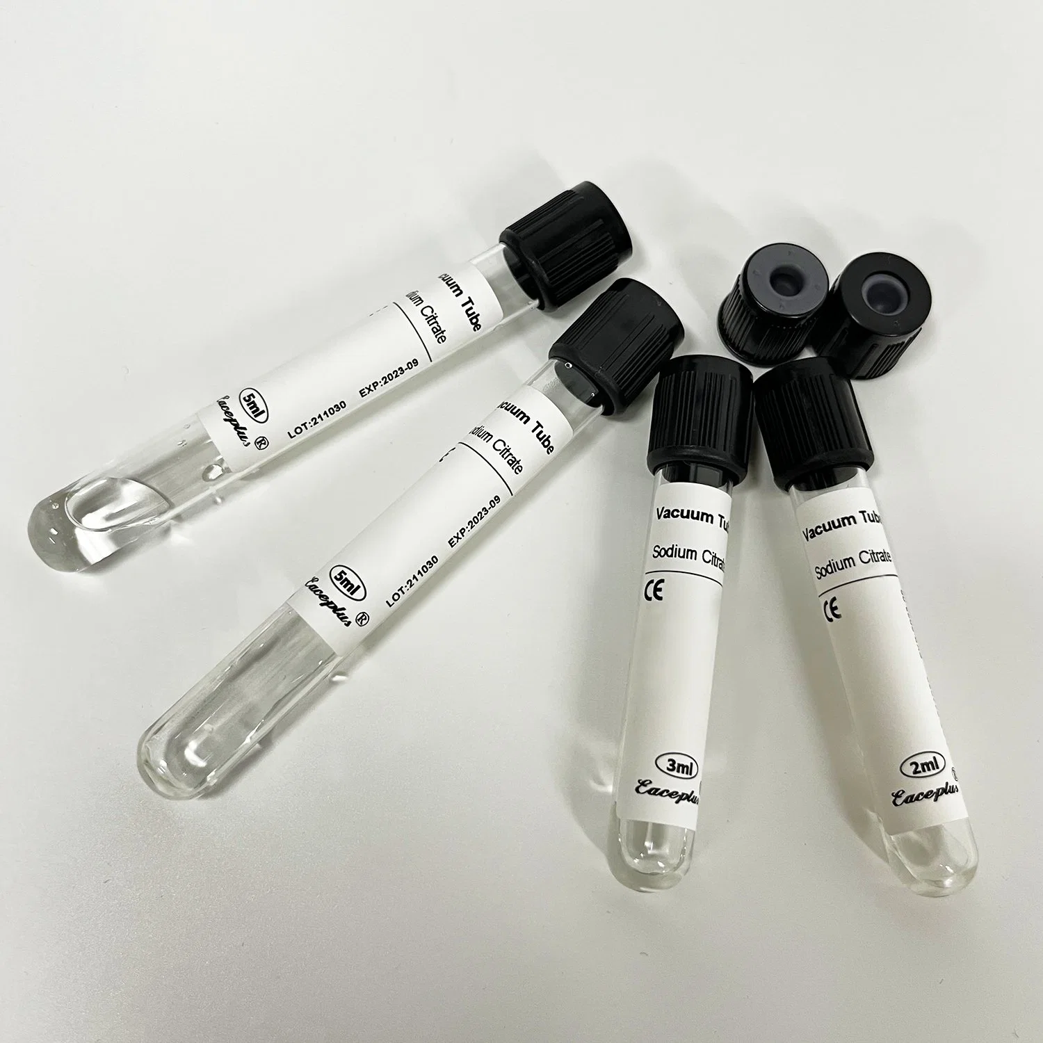 Siny Fabrication héparine Tube de sodium lithium aucun additif les consommables médicaux Test sanguin tube sous vide