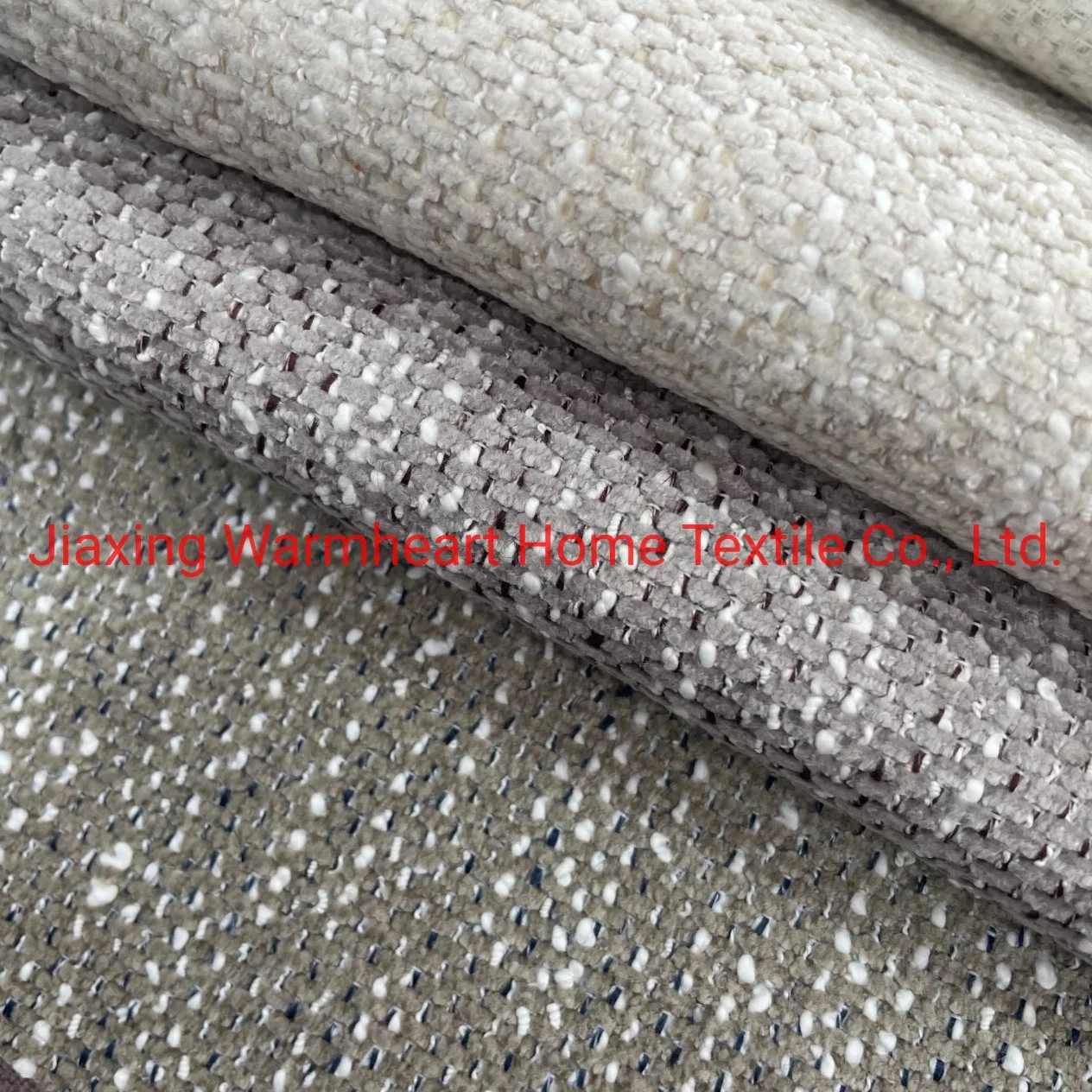 Cotton Chenille Woven Sofa Furniture Fabric Upholstery Cloth for Cushion Mat Bedding