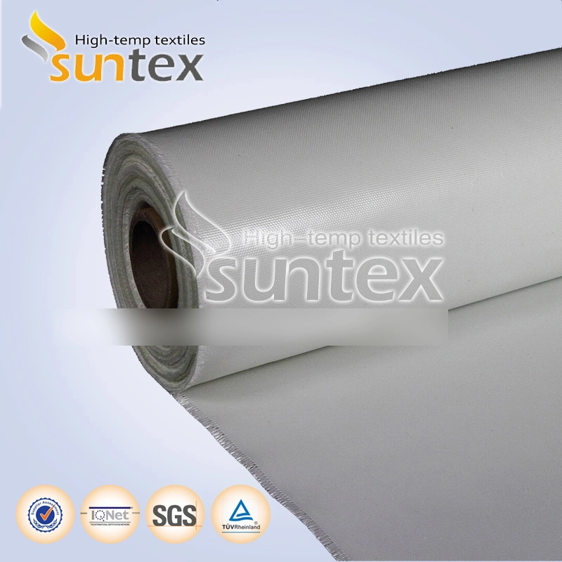 Silicone Shrink Tunnel Curtain Silicone Coated Glass Fabric High Temperature Resistant