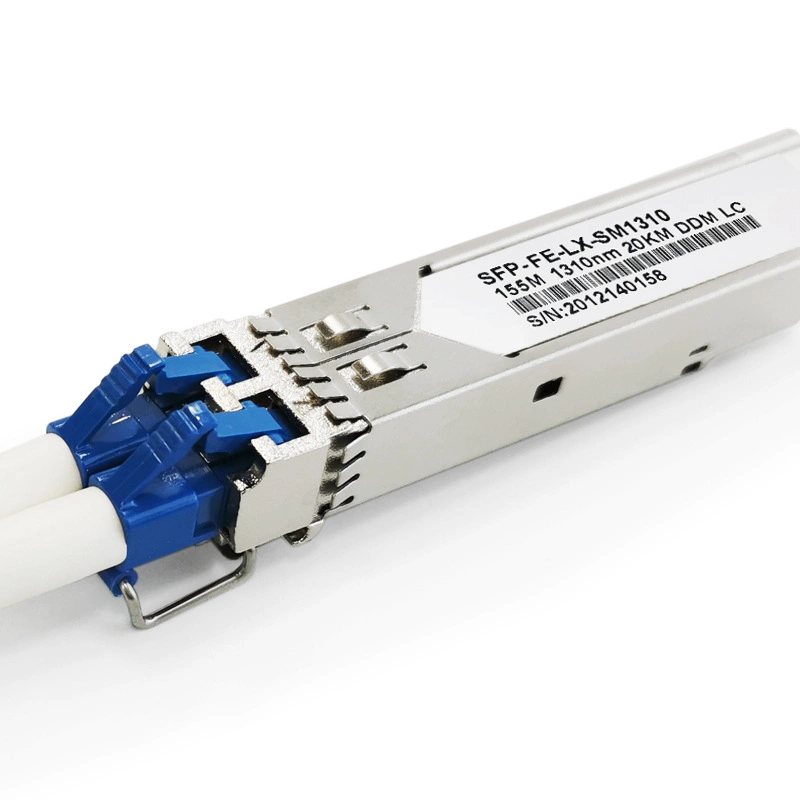 Fabrik produzieren 155m 1310nm 20km FX Optic SFP Dual Fiber Einzelnes Transceiver-Modul