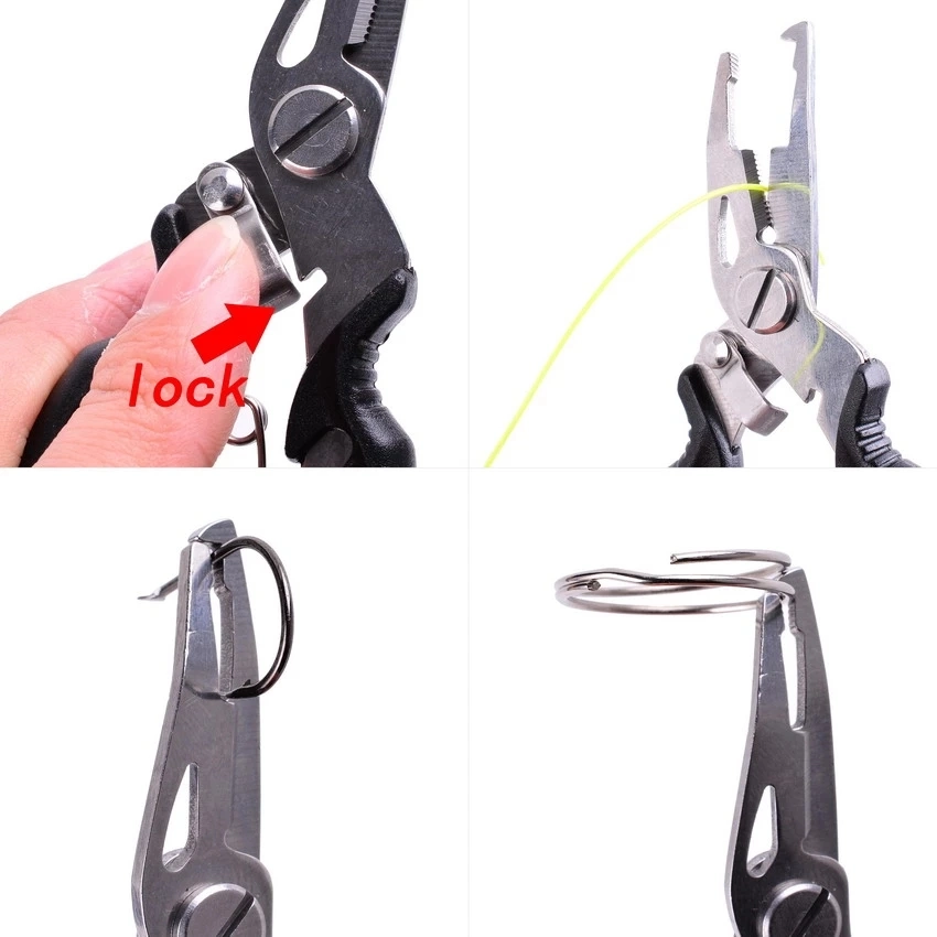 Multifunction Fishing Tools Accessories for Goods Winter Tackle Pliers Vise Knitting Flies Scissors Braid Set Fish Tongs