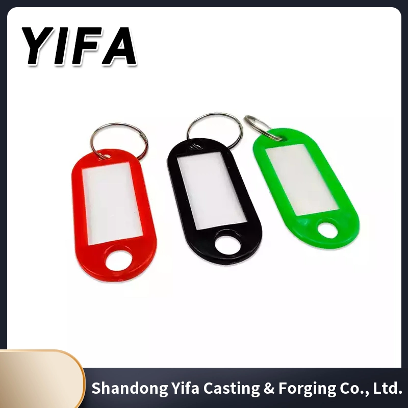 Manufacturer Wholesale/Supplier Custom Low Price Blank Soft PP Plastic Key Tag Plastic ID Card Key Keychain for Hotel