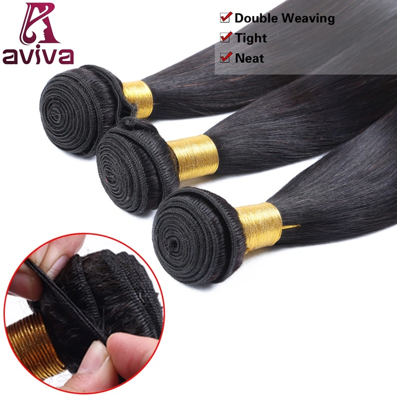 Factory Weaving Hair Extension Double Drown Remy Virgin Brazilian Human Hair