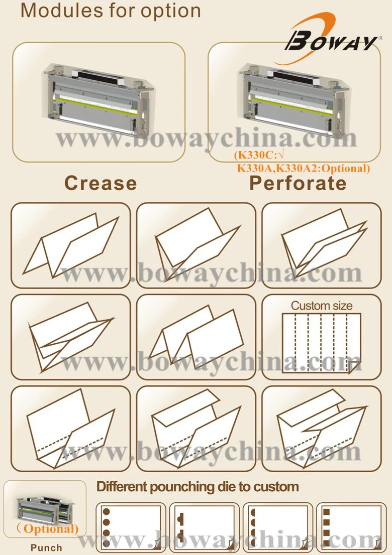 8000 Sheest/Hour Hand Feeding Paper Creaser Perforator Small Creasing Perforating Machine