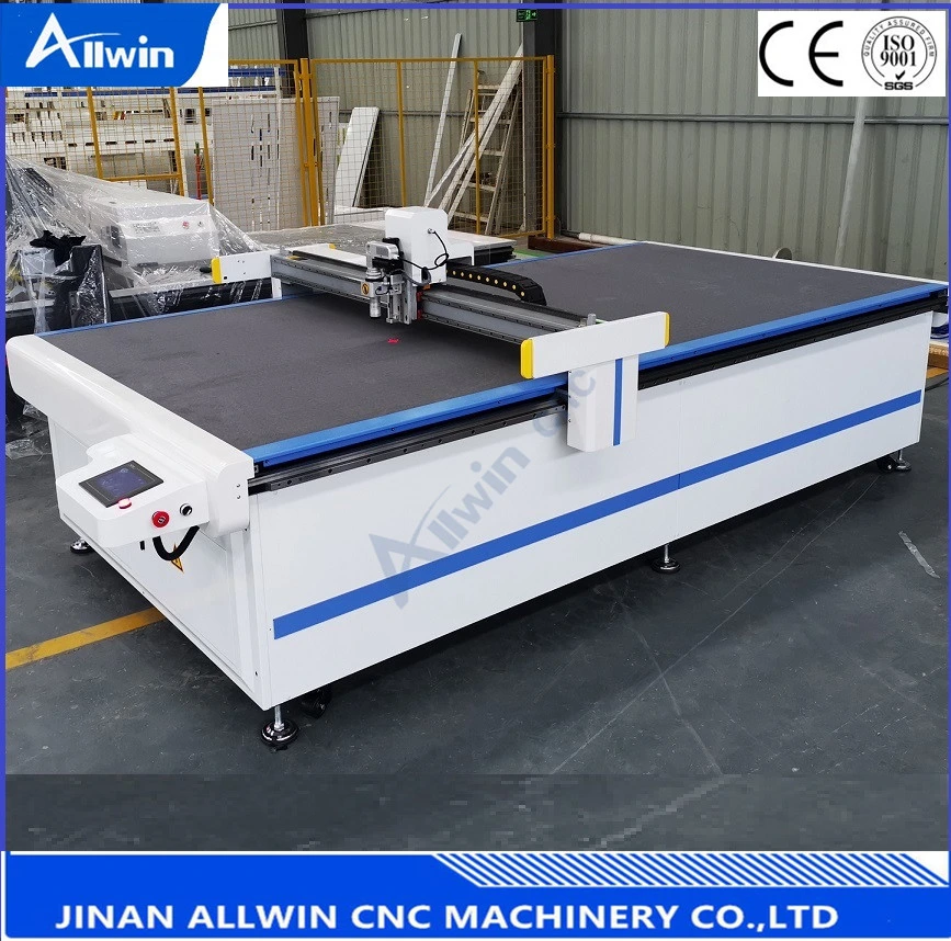 Automatic Knife Leather Fabric Textile Cloth Material Cutting Rubber Asbestos Cork PTFE Gasket CNC Cutter Cardboard Box Making Machine Digital Flatbed Plotter