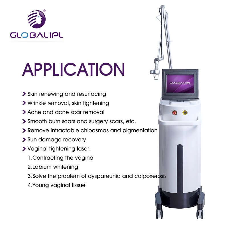 Globalipl Fractional Laser CO2 Vaginal Tightening Big RF Tube 40W Gynecology Laser Medical Beauty Equipment