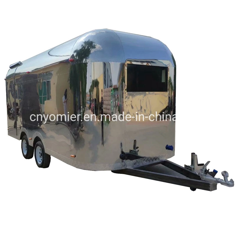 UK Standard Mobile Airstream Sandwich BBQ Burger Food Kiosk