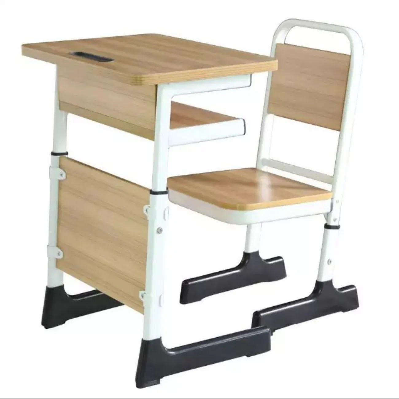 Lifting Student Desk Chair and Desk Set in Blue