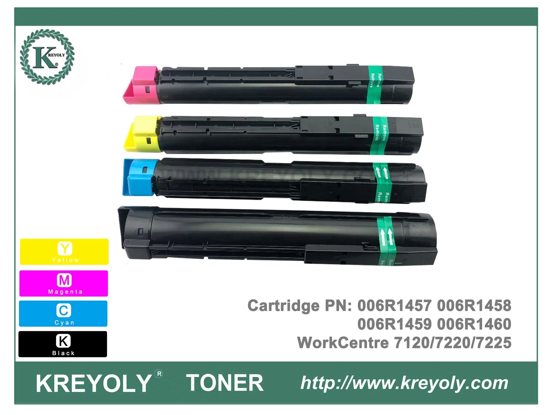 Compatible Xerox's WorkCentre 7120 Toner Cartridge WC7220 WC7225