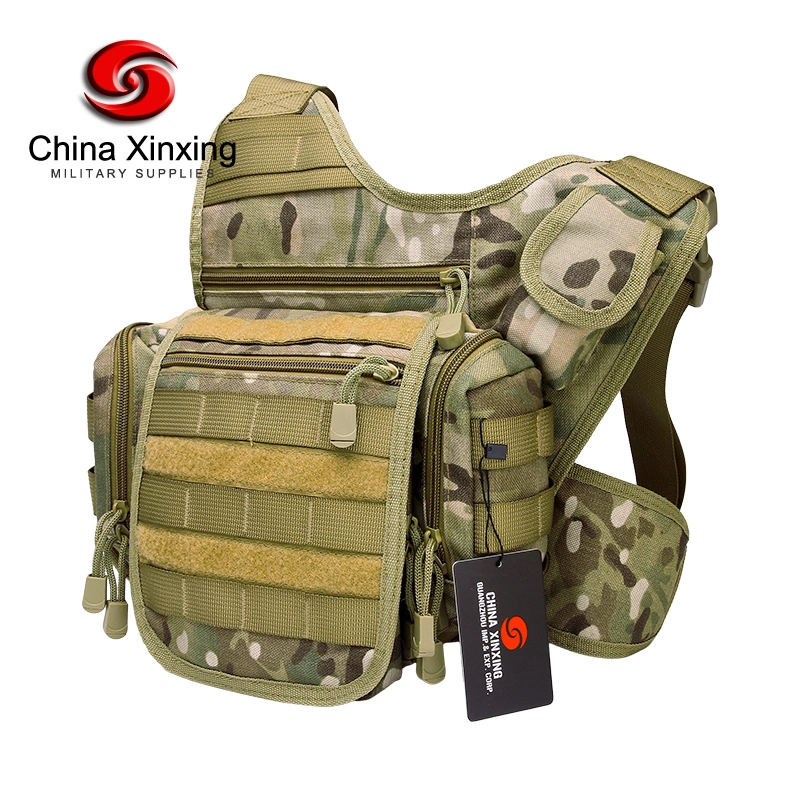 China Xinxing Multicam Camouflage Tactical Sling Bag Outdoor Hiking Military