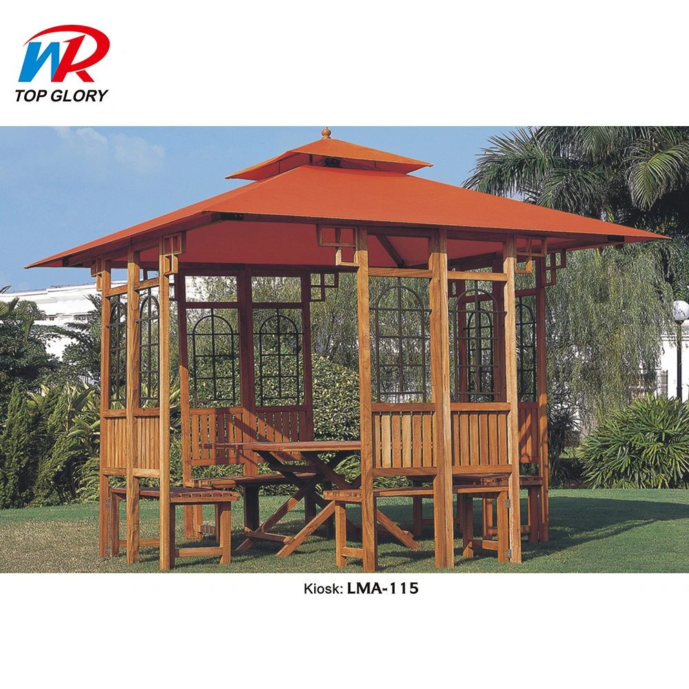 Patio de aluminio resistente al agua personalizada Pérgola Gazebo Jardín cobertizos