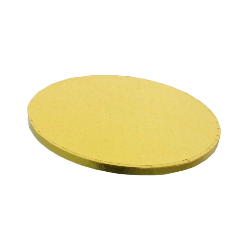 Gâteau rond d'argent doré de 6 8 10 po Support