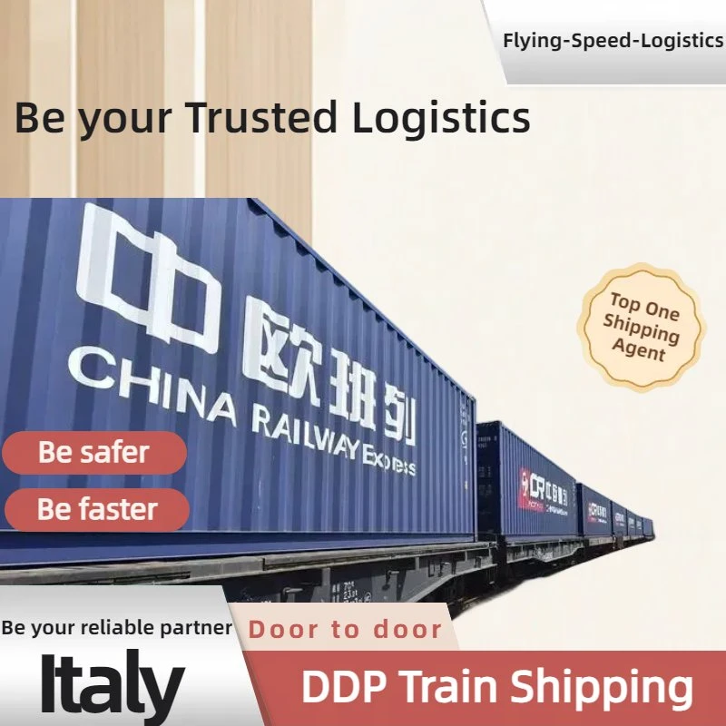 DDP Train Freight Shipping Agent Shipping Cargo to Italy Freight Forwarder