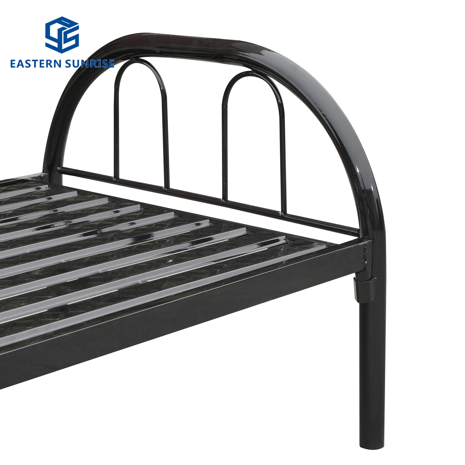 Cheap Price Modern Worker Dormitory Metal Frame Iron Single Bed