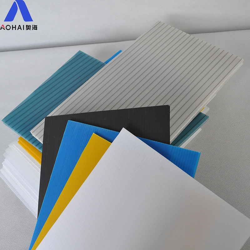 Plastic Hollow Board Plastic Corrugated Box Light Box Material PP Hollow Board Supplier