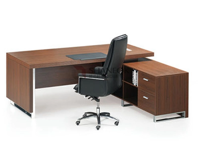 Shaneok Large Modern Wooden Office Table Office Furniture