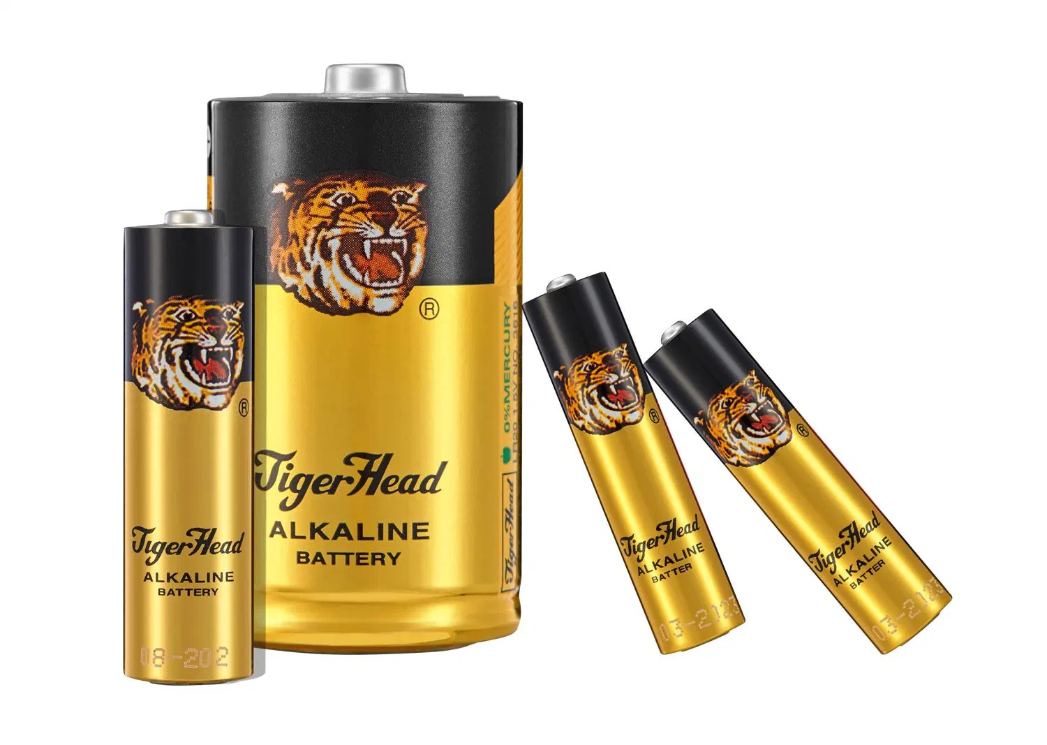 Tiger Head AA Alkaline Battery Easy to Open Value Pack for Camera/Door Lock