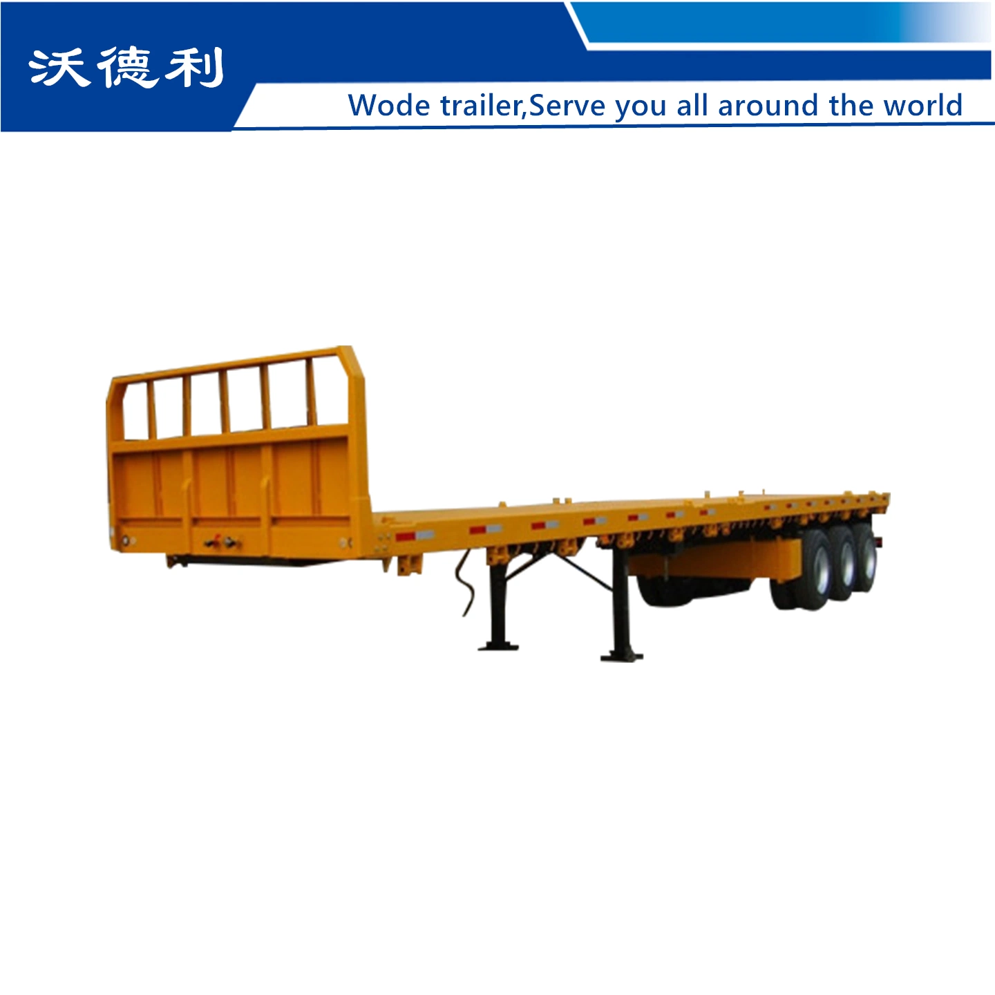 Truck Semi Trailer Flat Bed