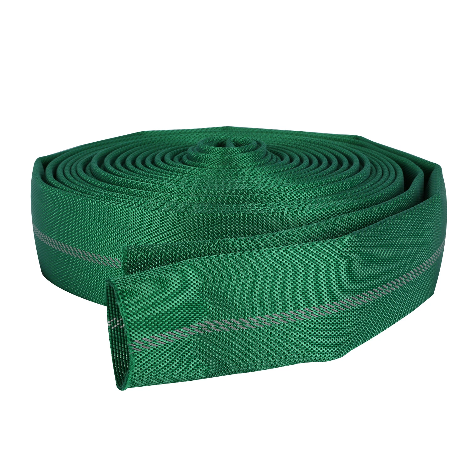 1.5/2.5 pulgadas de diámetro, chaquetas de doble capa de PVC de poliéster/TPU resistente al agua flexible de caucho forro lienzo Layflat Gabinete de la lucha contra la manguera Hidrante