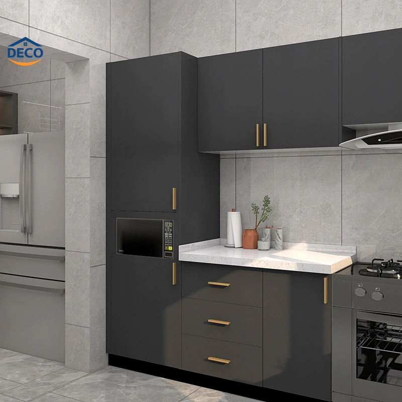 Free 3D dibujo Interior de gama alta personalizado estilo simple estándar Mobiliario de Hotel almacenamiento moderno Gabinete Cocina