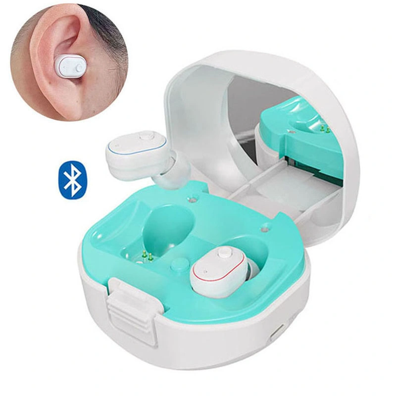 Медицинские принадлежности Цифровые перезаряжаемые ушные слуховые аппараты CIC Mini Слуховые аппараты Auriculares Bluetooth Audfonos для глухоты