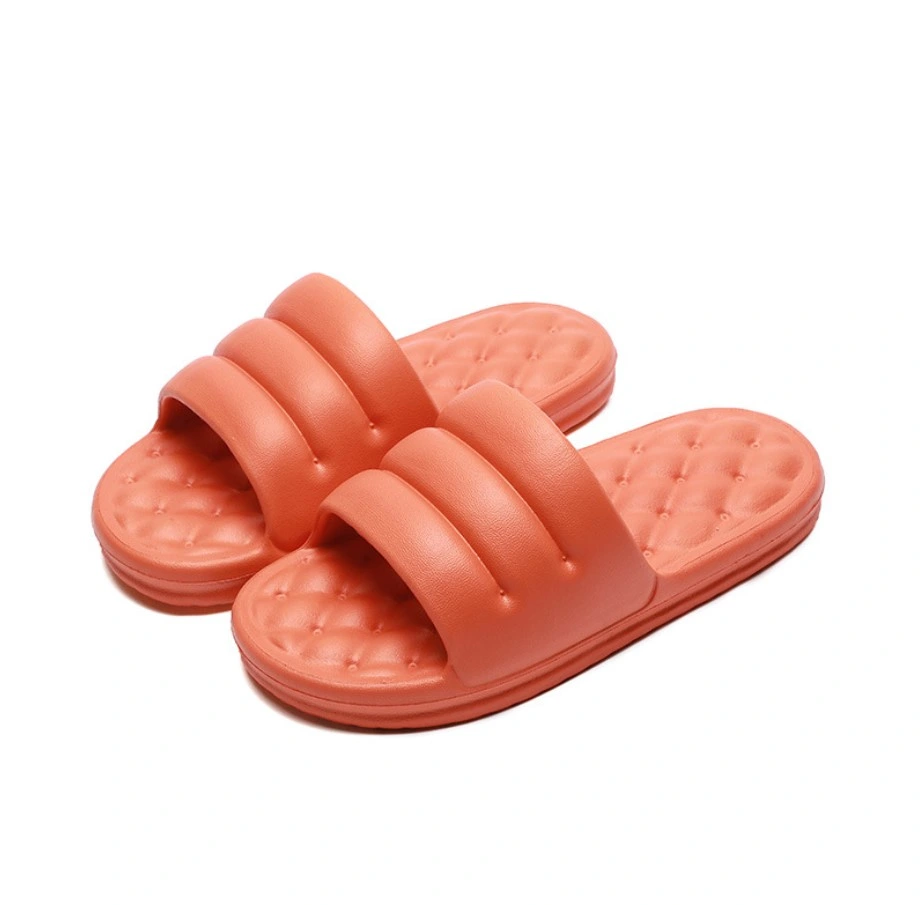 Sandalias de mujer de fondo grueso Antideslizante zapatillas zapatillas de baño zapatillas Indoor de fondo suave de inicio