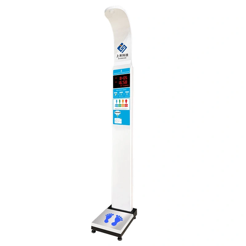 Ultrasonic Scale Weight Machine with Height Scale Hospital Pharmacy Testing