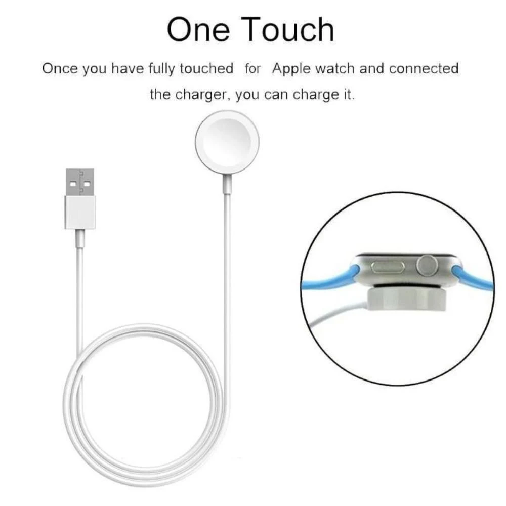 Cabo de Carregamento Rápido móvel sem fio magnético cabo do carregador de telefone Dock para iPhone Apple Assista Tipo C