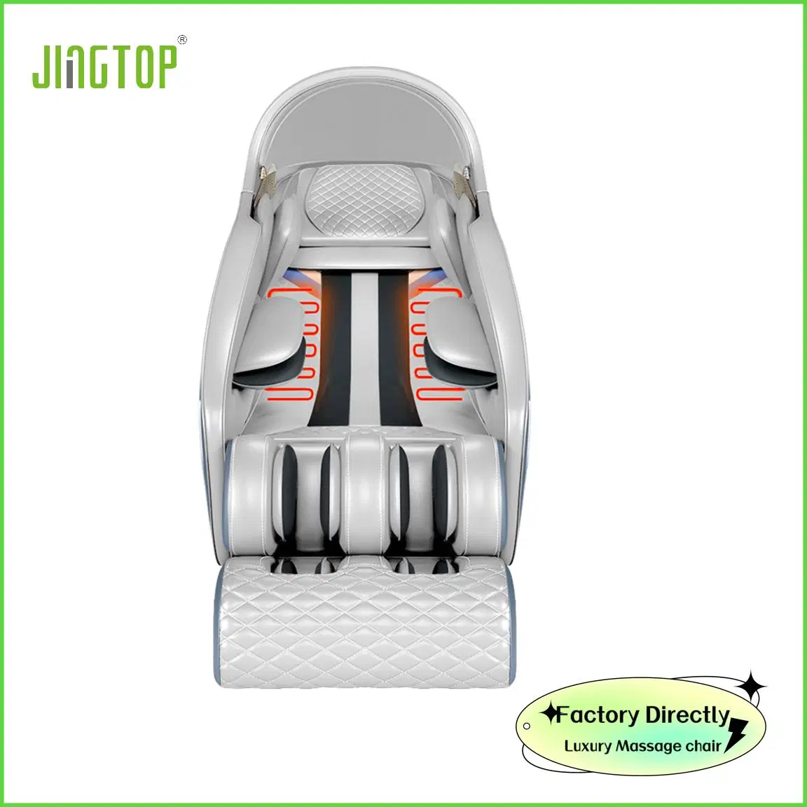 Jingtop OEM Top Selling Fuß Roller Heizung Therapie Kapsel Massage Stuhl