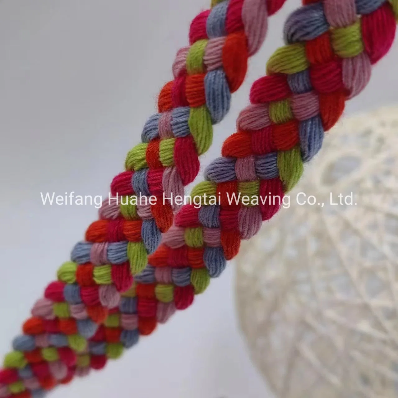 Wholesale/Supplier of High-Quality Colored Woven Rope in Stock