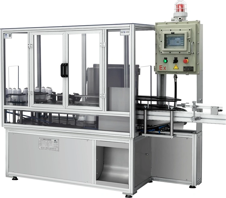 Qgqzx120 High Speed Intelligent Flexible Aerosol Filling Line