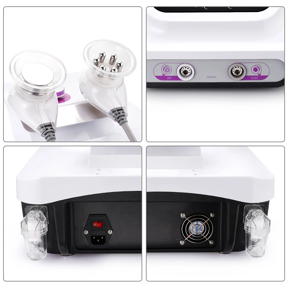 Vacuum 40K Cavitation Slimming Machine with 2 Handles Professional Bbeauty Salon Equipment