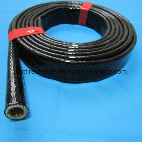 Steam Lines Hot Hoses Arc Furnaces Blast Furnace Moulding Casting High Temerature Flame Protection Fire-Retardant Silicone Fiberglass Hose Sleeve