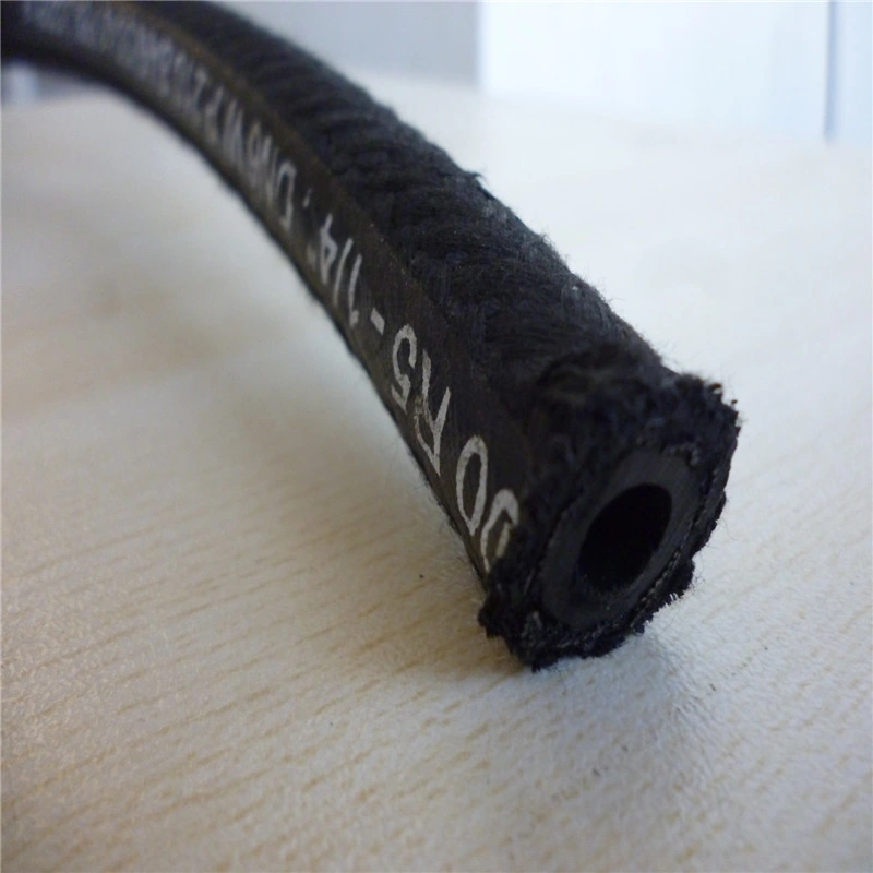 High Pressure Oil Rubber Hose with Fibre Braid Cover