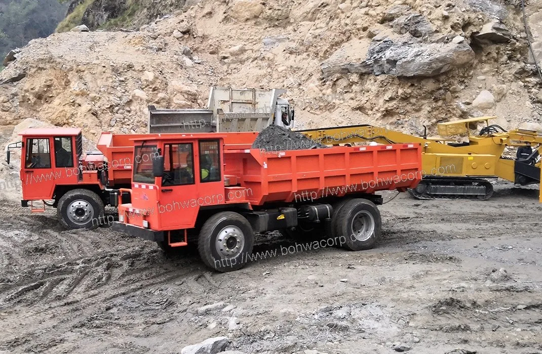 Underground Mining Dumper/Dump Loader/Tipper Truck with Capacity 6 Tons