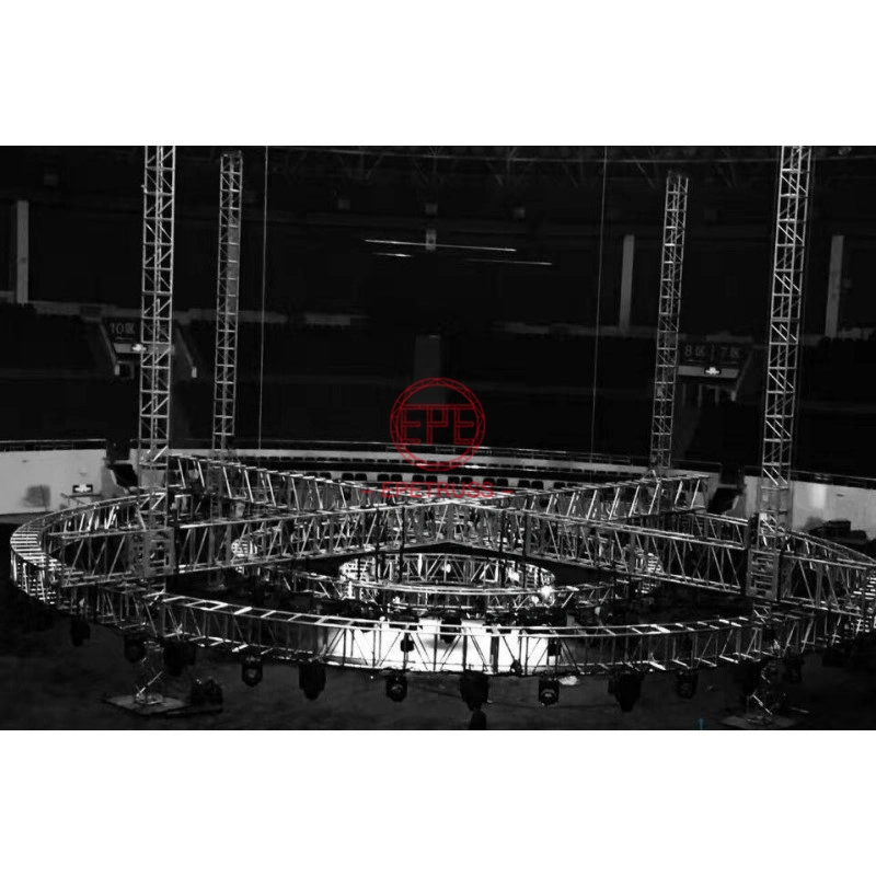 Display Assemble Stage Truss System Spigot Globel Cricle Lighting Speaker Truss