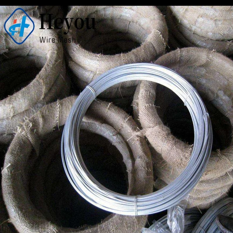 Venta caliente Bwg22 0,71mm 10kgs/bobina Electro alambre de hierro galvanizado/alambre de clavo/frío Cable dibujado/cable de alta tensión/cable de tracción en frío/cable de acero Precio