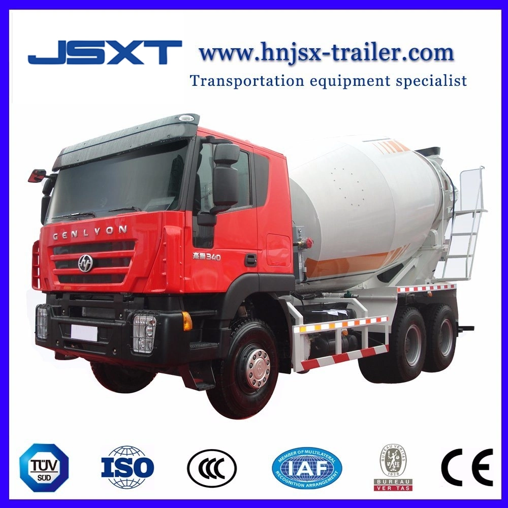 Jushixin Genlyon 6*4 380HP Concrete/Cement Mixer/Mixing Truck/Tractor/Equipment