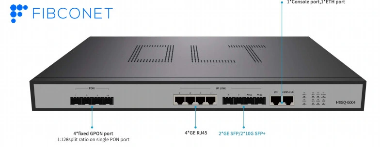 FTTH 1U Kassette Glasfaser Optische Olt GPON/Epon Olt 4 8 GPON/Epon Pont für Triple-Play-Service