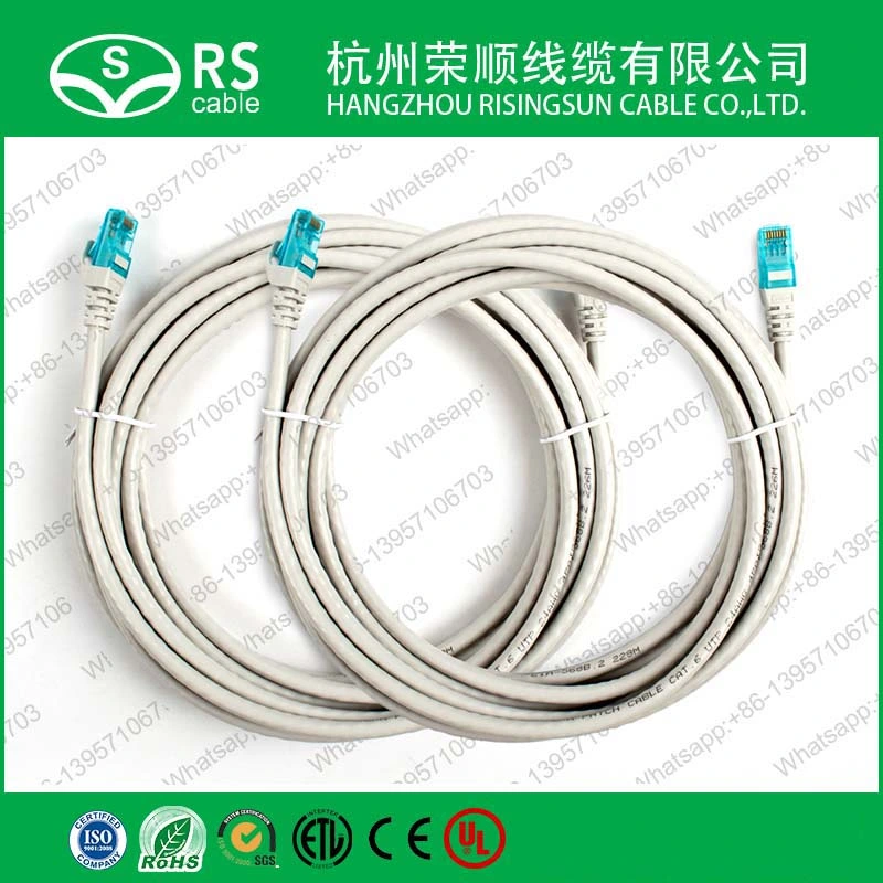 7*0.20mm/7*0.16mm Strand UTP Cat5e LAN Cable Patch Cord