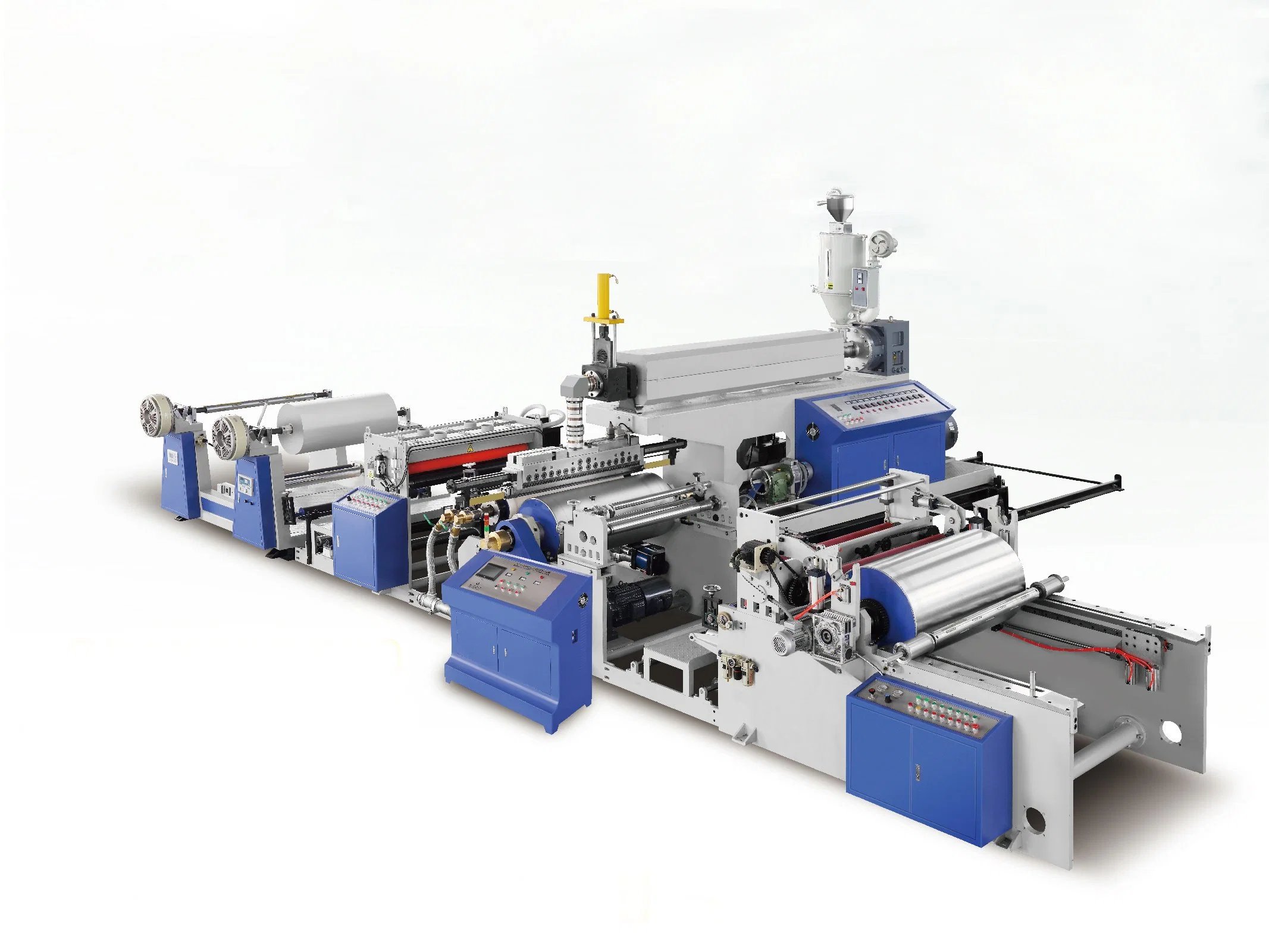 High Speed Non Woven Paper Fabric PP PVC Single Side Laminating Machine