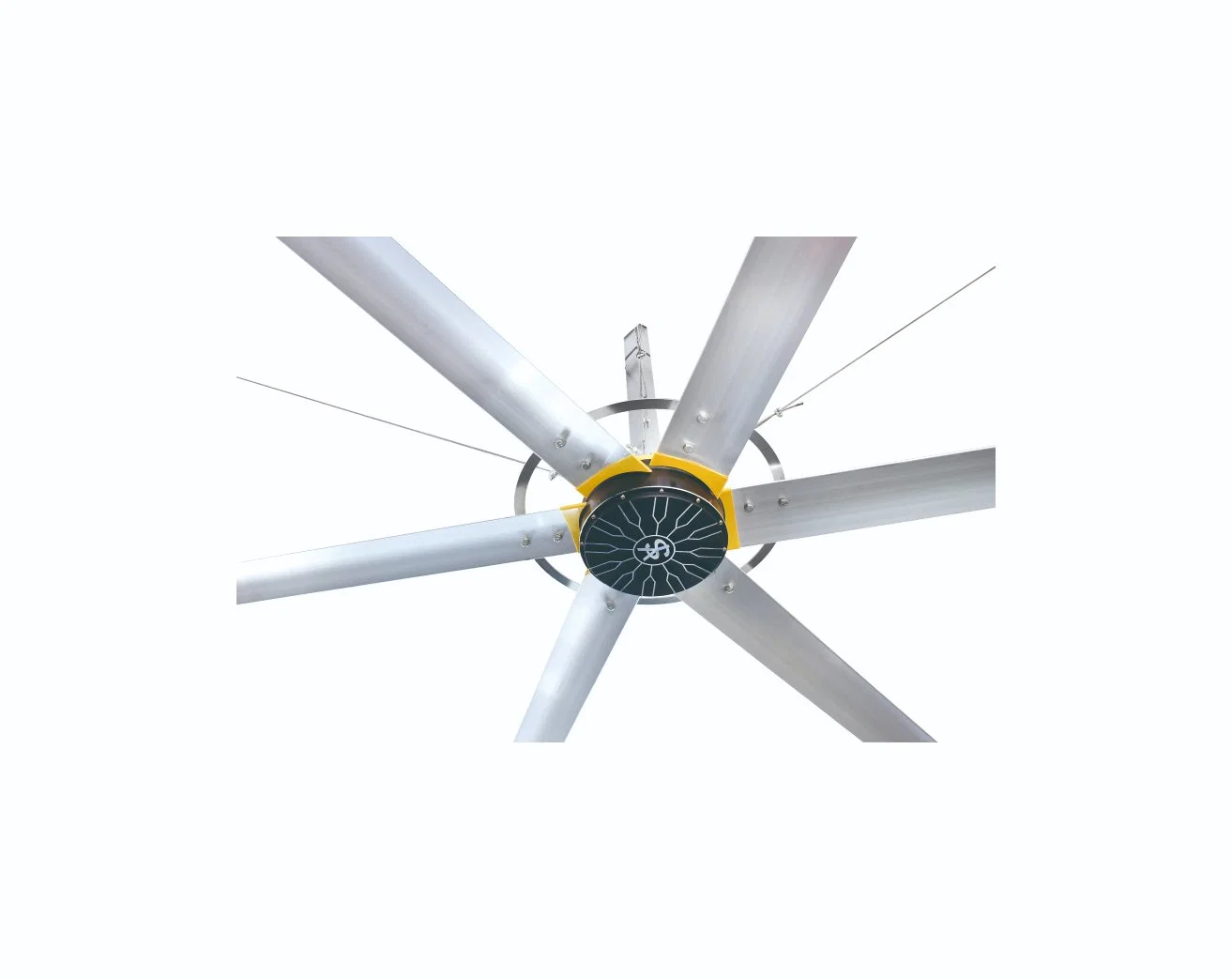 24FT Industrial Ceiling Fan Pmsm Motor Large Hvls Fan for Big Area