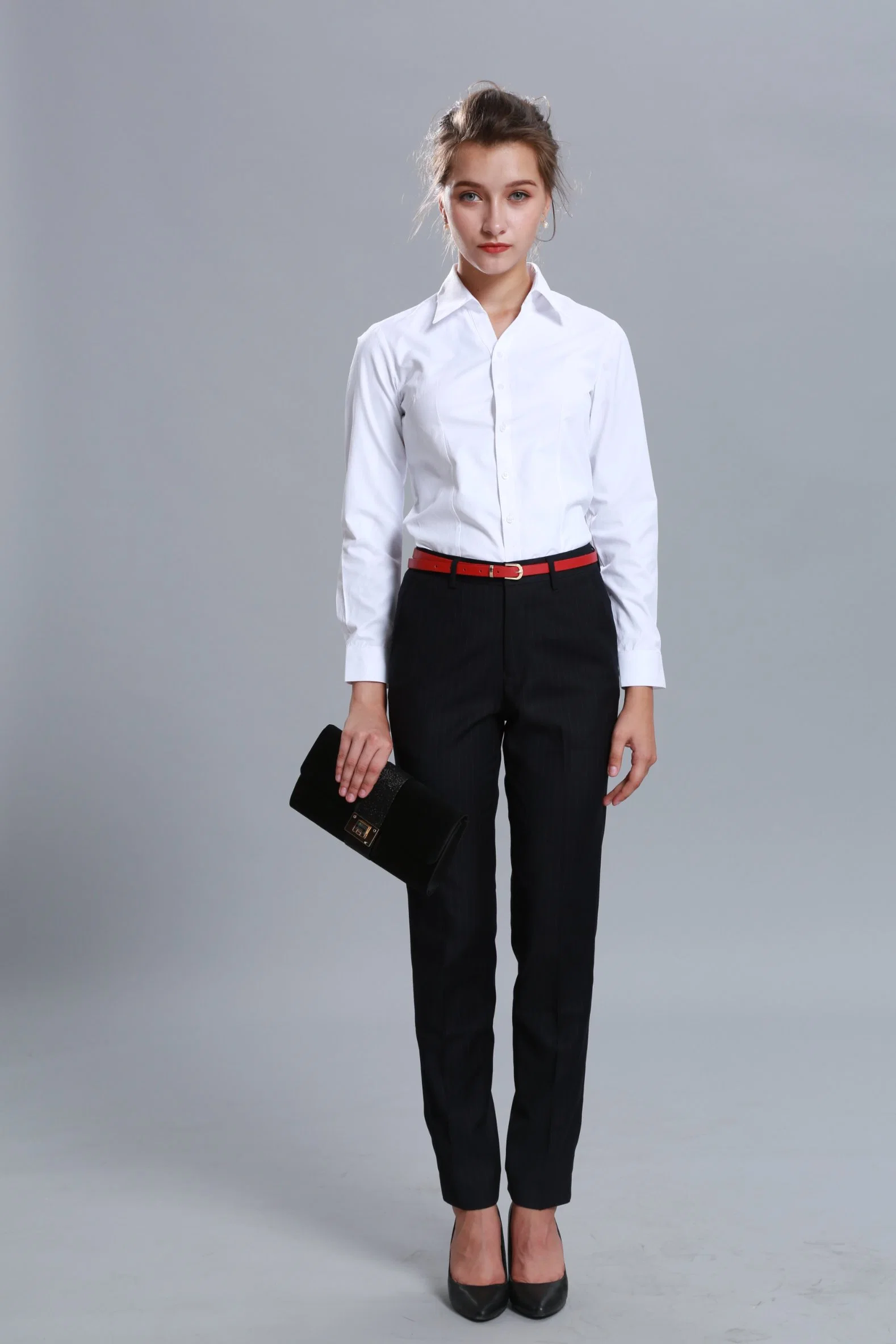 OEM Long Sleeve Casual Slim Shirt, Non-Iron Shirt, Business Suit Wholesale/Supplier Clothes