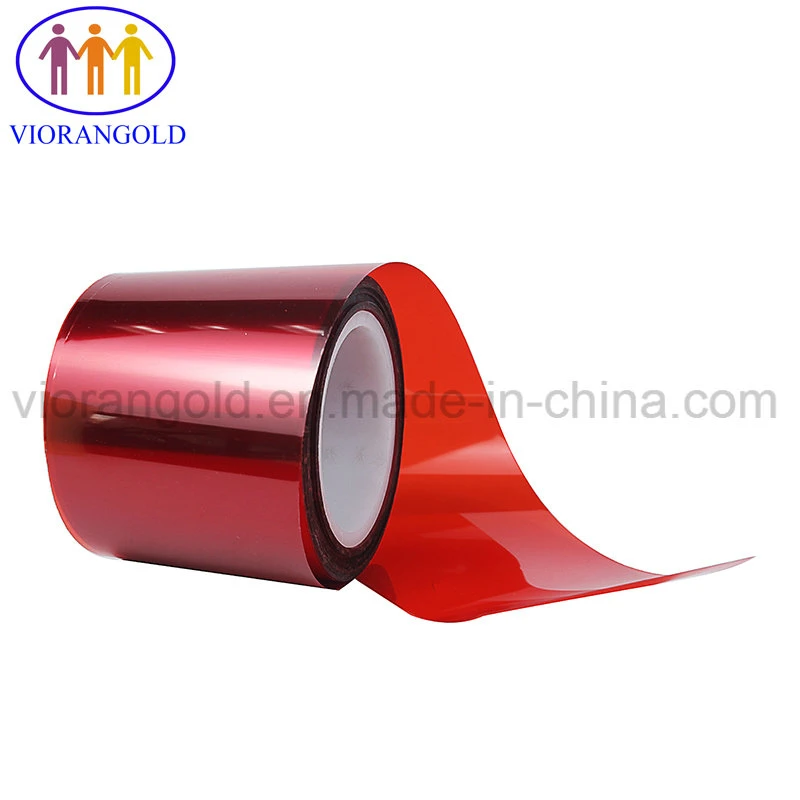 25um/36um/50um/75um/100um/125um Transparent/Blue/Red Pet Protect Film with Acrylic Adhesive for Pad Screen Protecting