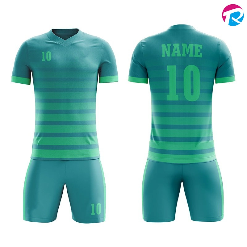 Custom Comfortable Men Soccer Uniform OEM Soccer Sport Uniform Set for Men's Sublimation Soccer Uniform