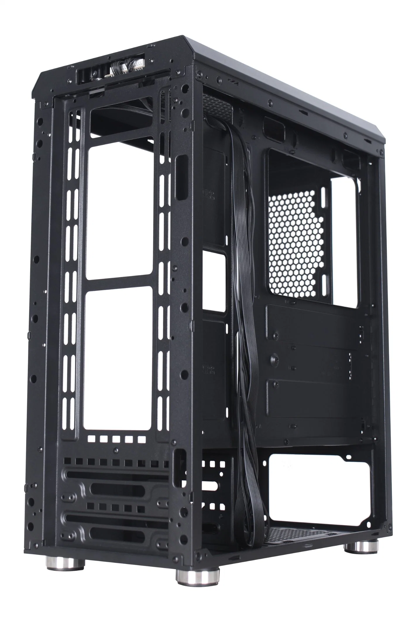 Wholesale/Supplier Gaming PC Case ATX Computer Gaming Case with Metal Mesh and Tempered Glass