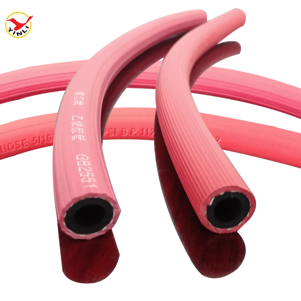 Smooth Cloth Textile Braided 20bar 300psi Air Water Fuel Oil Sandblasting Suction Discharge Steel Wire Braided Hydraulic Hose