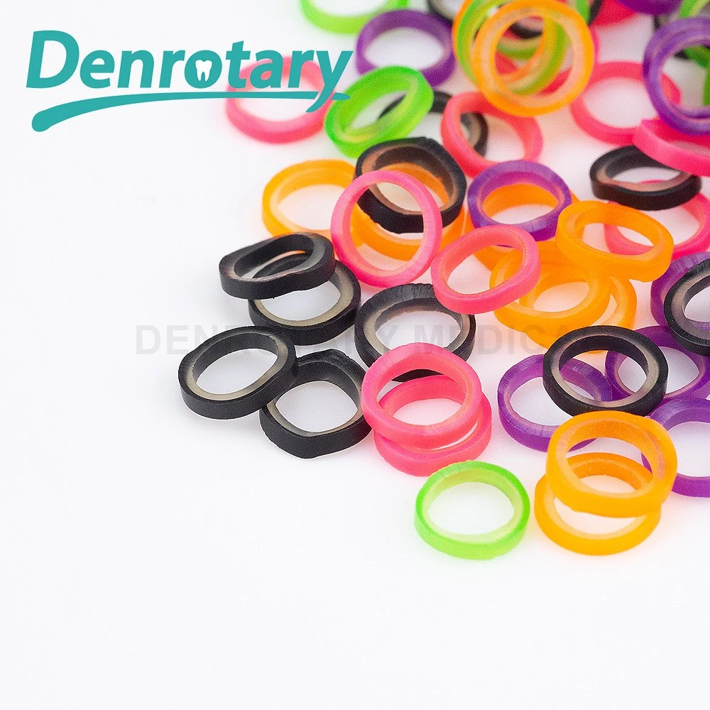 Denrotary Dental Odontologia Animal Zoo Park Odontology Elastomeric Teeth Braces Rubber Bands Orthodontic Elastic Bands for Braces